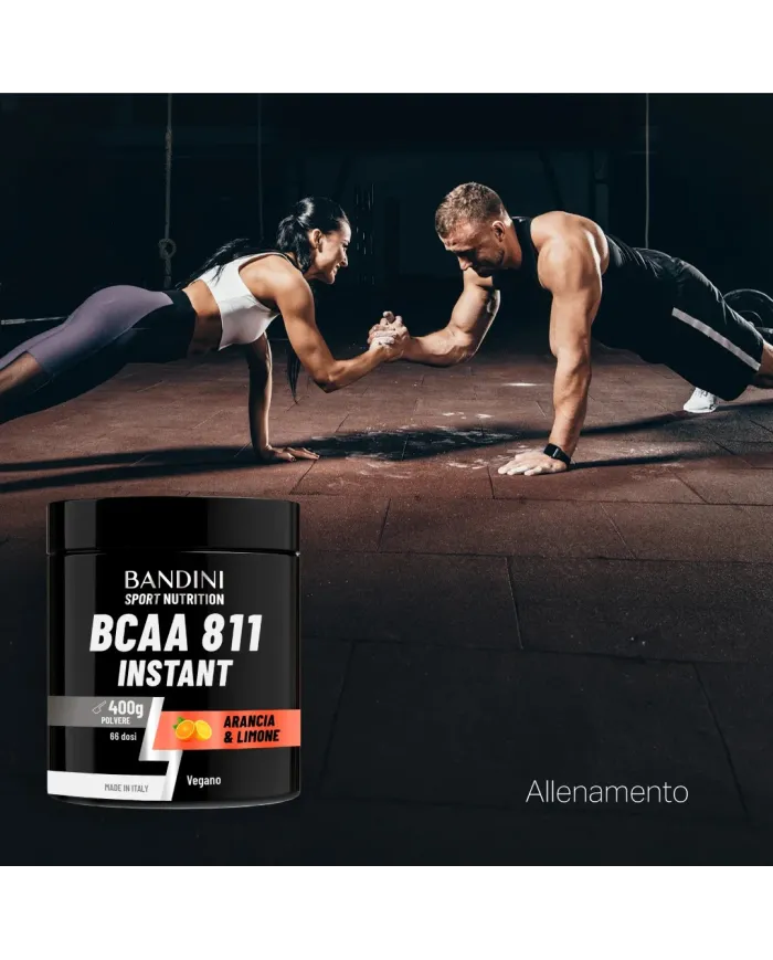 BCAA 8:1:1 in polvere da 400 g al gusto di Arancia e Limone