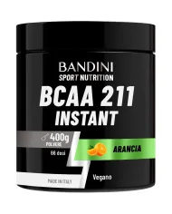 BCAA 2:1:1 in polvere pura da 400 grammi al gusto di Arancia