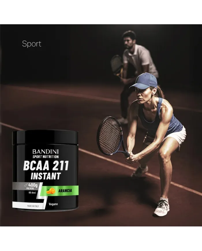 BCAA 2:1:1 in polvere pura da 400 grammi al gusto di Arancia
