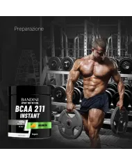 BCAA 2:1:1 in polvere pura da 400 grammi al gusto di Arancia