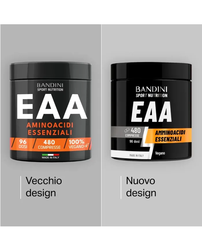 Amminoacidi Essenziali 480 compresse per la crescita muscolare