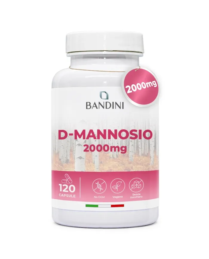D-Mannose 120 Capsules - Against cystitis and urinary infections