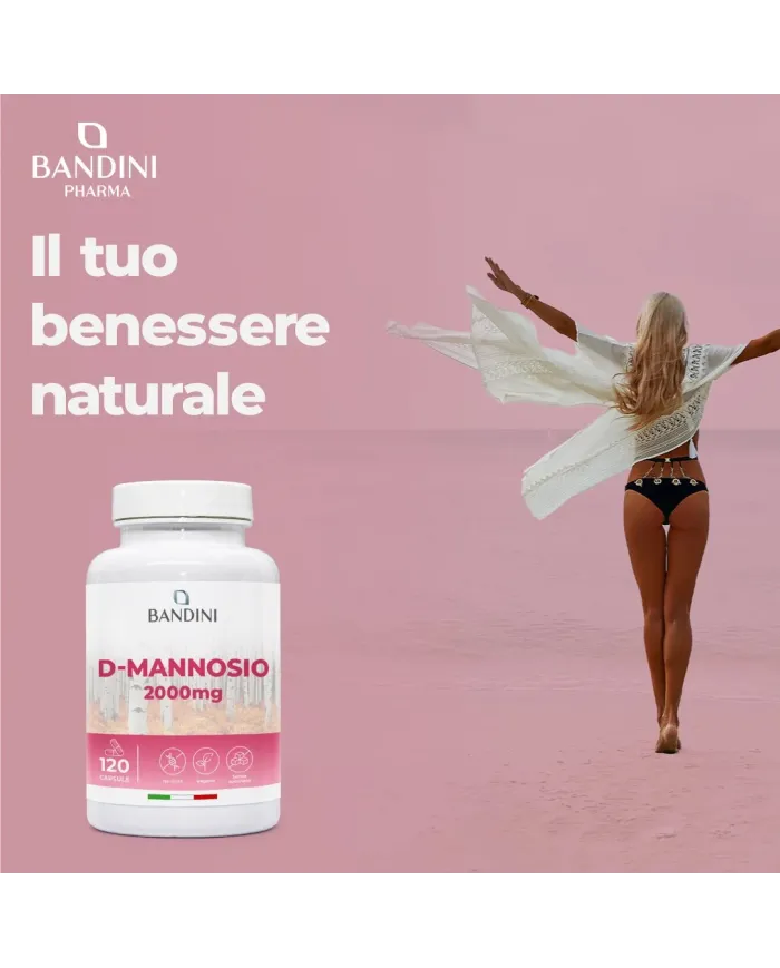 D-Mannosio 120 Capsule - Contro la cistite e le infezioni urinarie