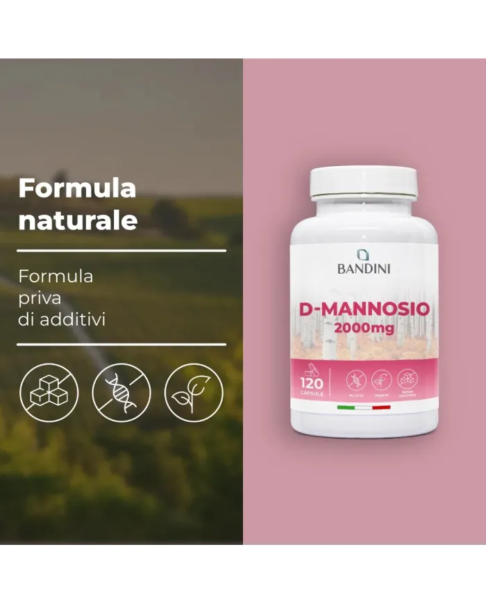 D-Mannosio 120 Capsule - Contro la cistite e le infezioni urinarie
