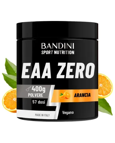 Amminoacidi Essenziali in polvere pura 400 g al gusto di arancia